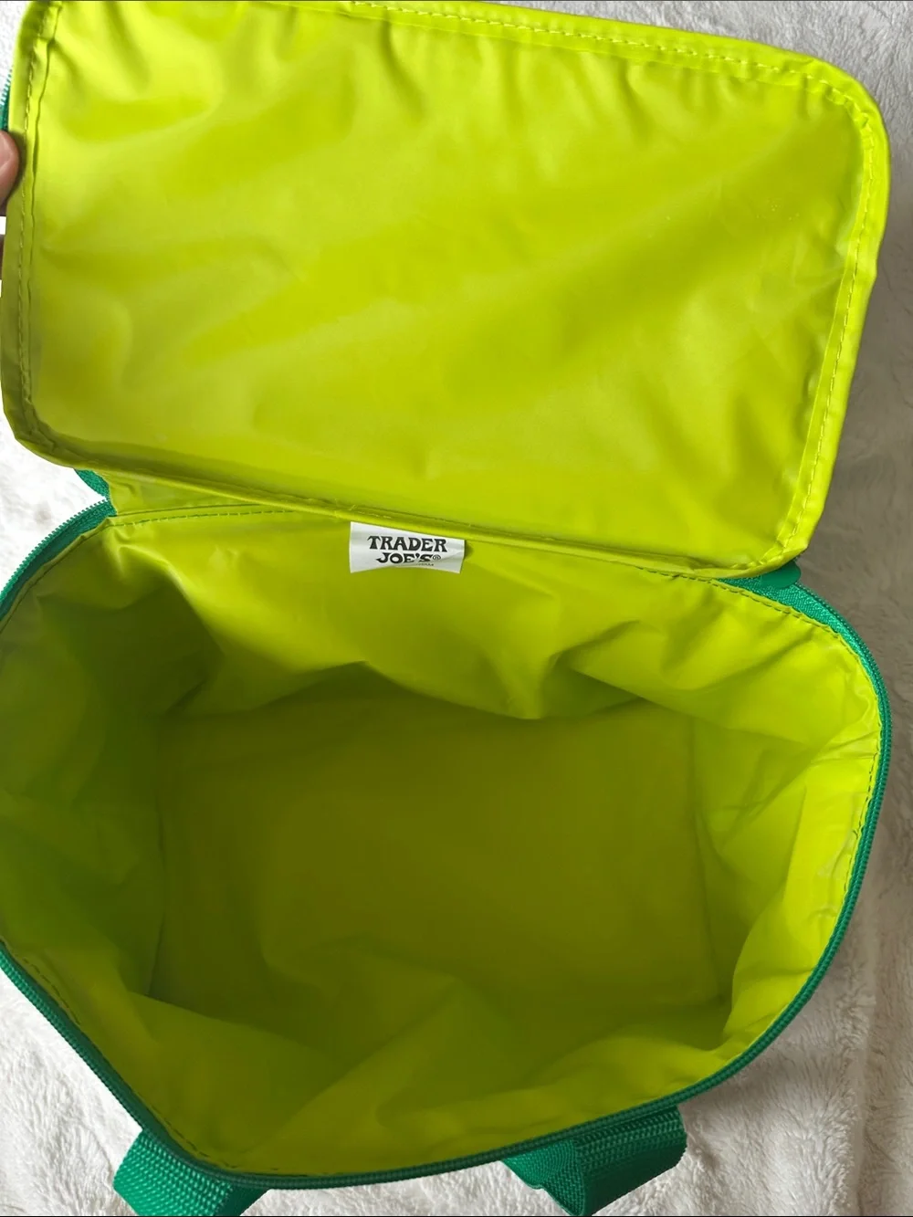 Trader Joe's Green Insulated Lunch Tote - Picture 2 of 3